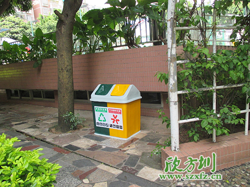 炎炎夏季，玻璃鋼垃圾桶為清遠市街道帶來點點綠意