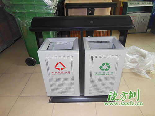 貴陽物業(yè)戶外鋼板沖孔垃圾桶，客戶的二次選擇。