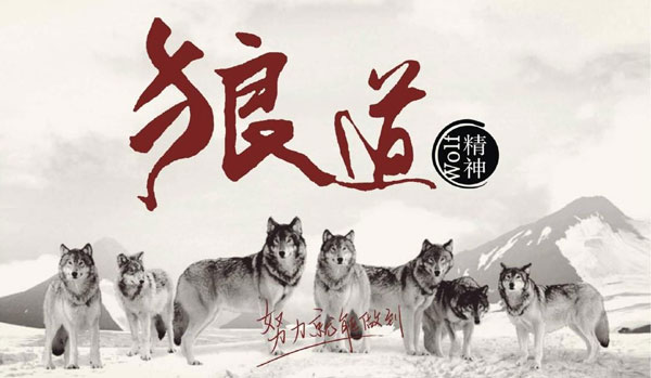 學(xué)習(xí)狼道精神，做好垃圾桶銷售工作